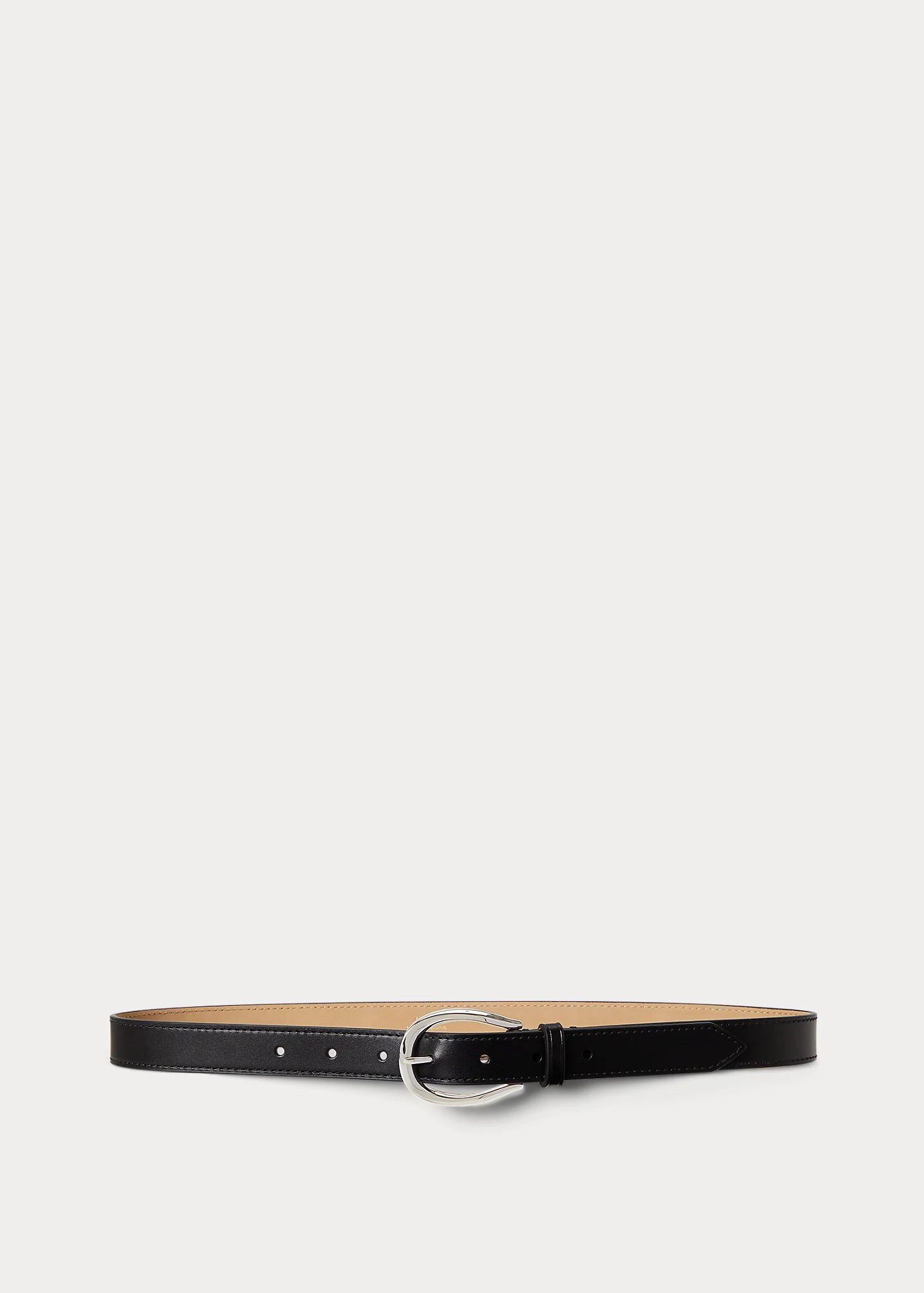 Stirrup-Buckle Leather Belt - 1