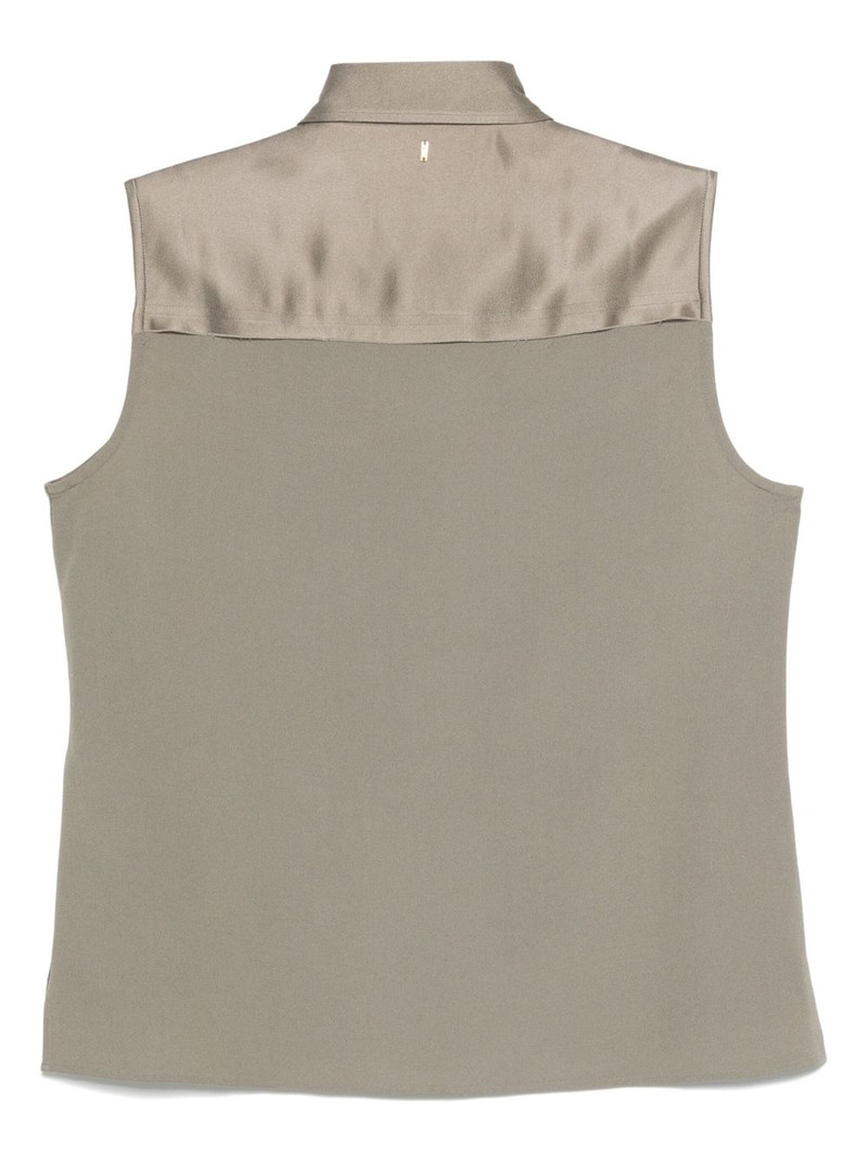 AMI Paris satin blouse outlook