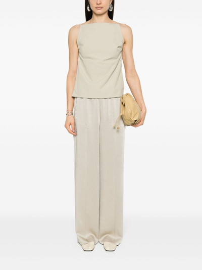 Vince satin wide-leg trousers outlook