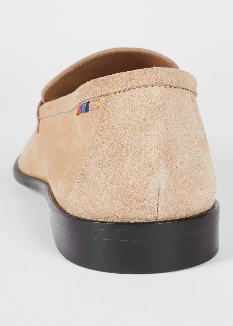 Sand Suede 'Figino' Loafers 4