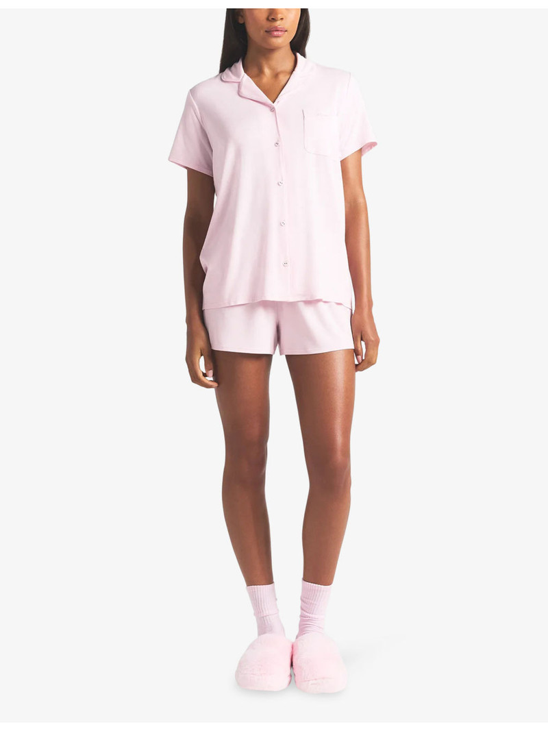 SKIMS Sleep Short-Sleeve Button-Up Stretch-Modal Pyjama Set outlook