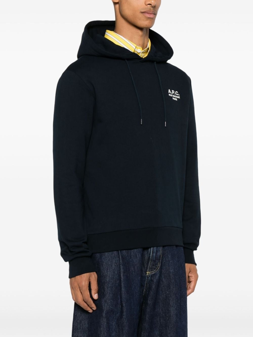 logo-embroidered hoodie - 3