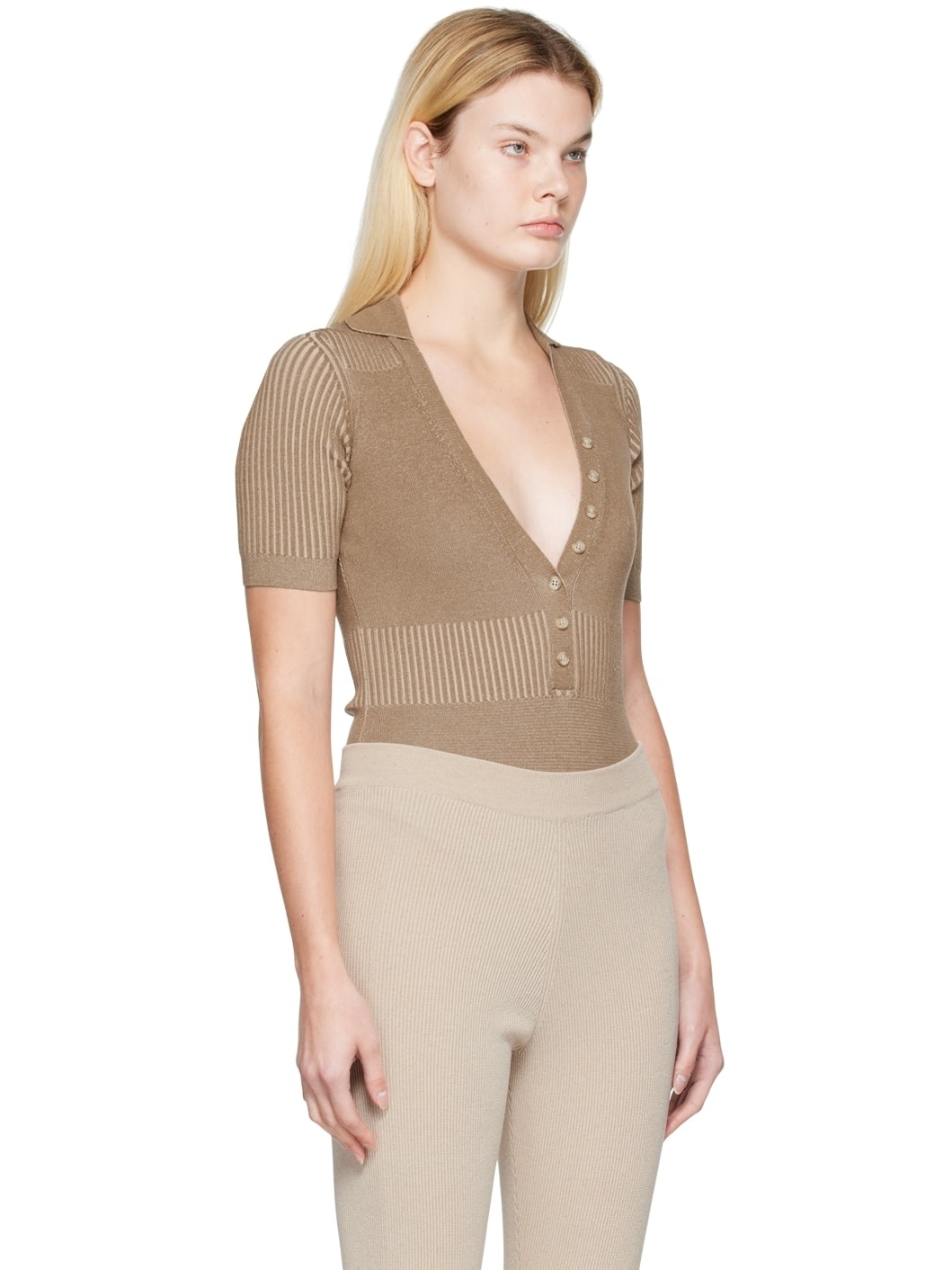 Brown 'Le Body Yauco' Bodysuit - 2