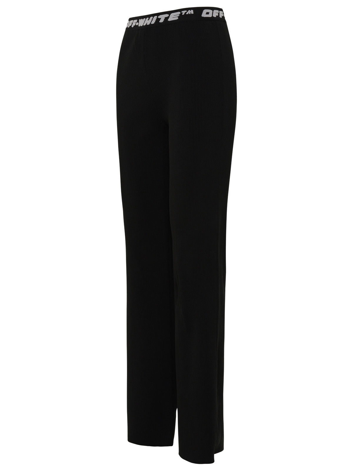 Off-White Woman Black Polyester Pants - 2