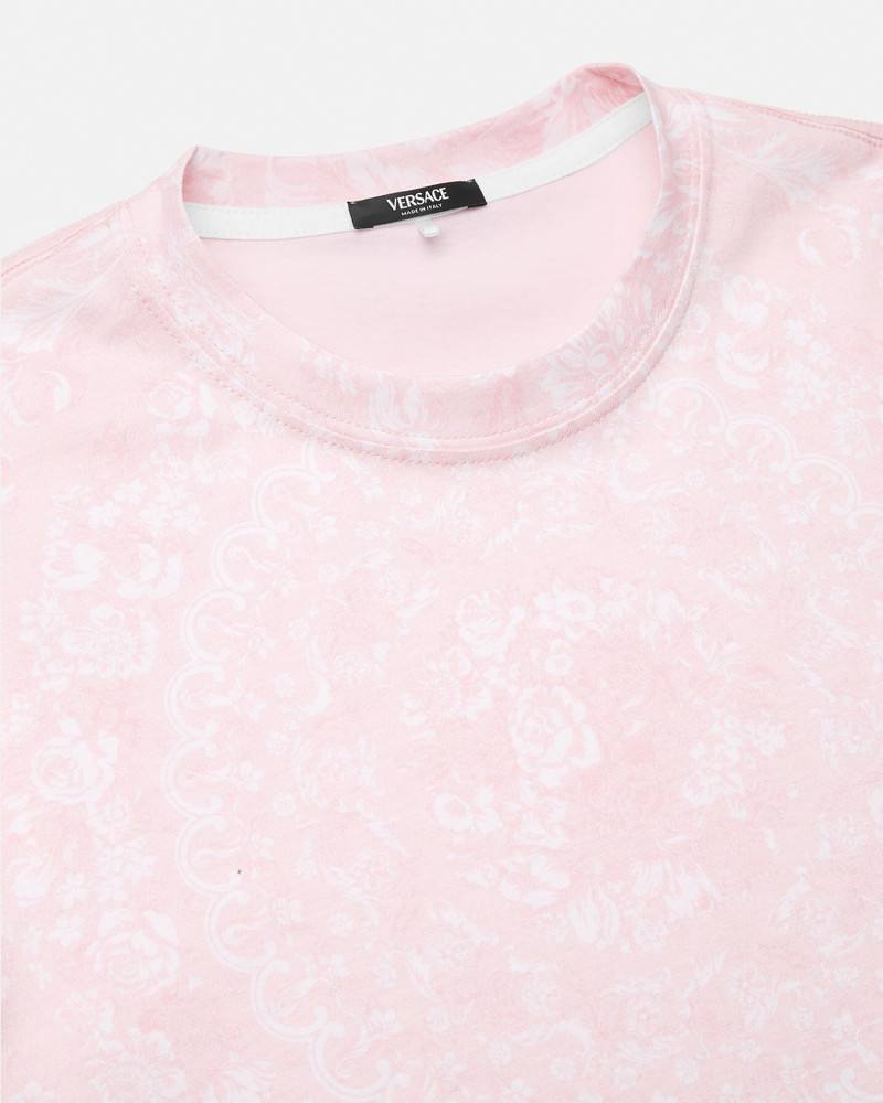 VERSACE Printed Cotton-Jersey T-Shirt outlook