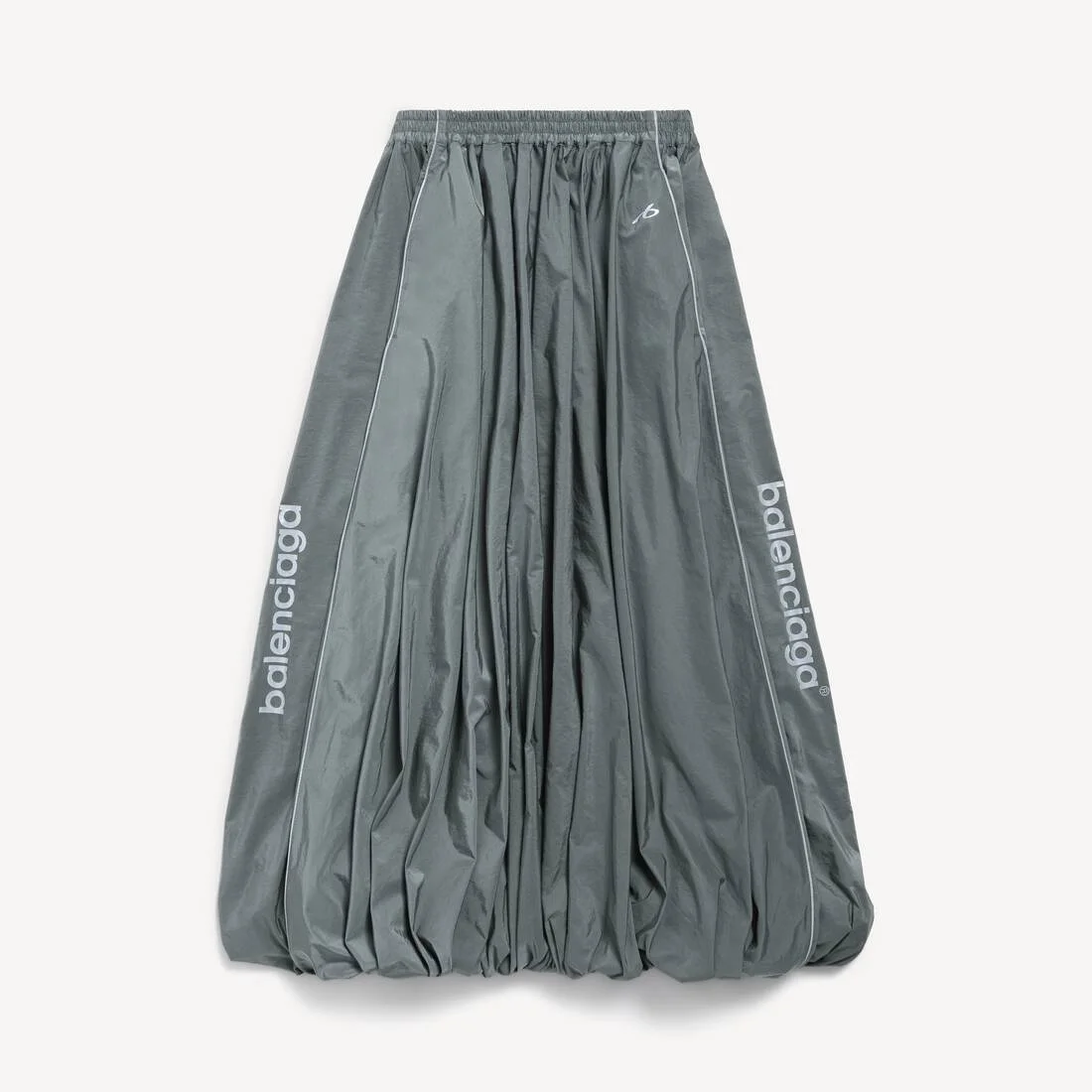 Women's Bodies Balloon Tracksuit Skirt in Elephant Grey - 1