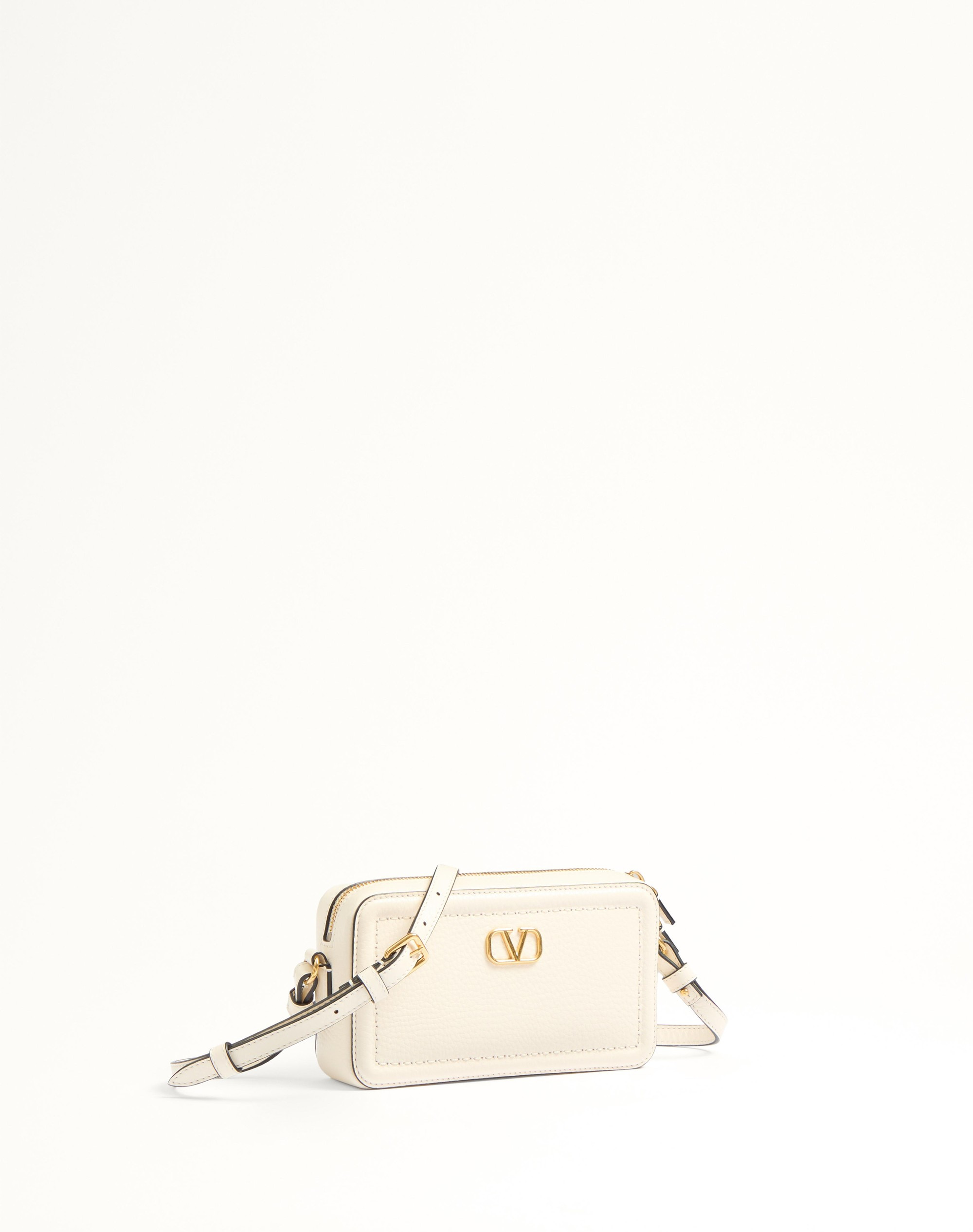 VALENTINO GARAVANI ALLTIME MINI SHOULDER BAG IN GRAINY CALFSKIN - 3