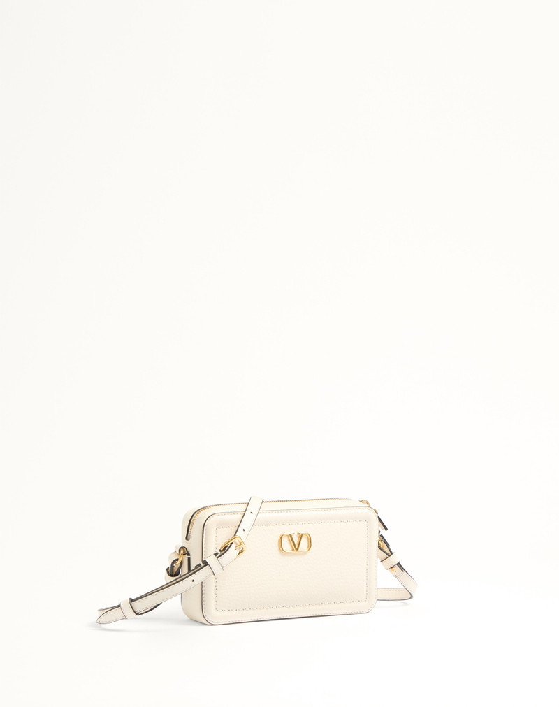 VALENTINO GARAVANI ALLTIME MINI SHOULDER BAG IN GRAINY CALFSKIN 3