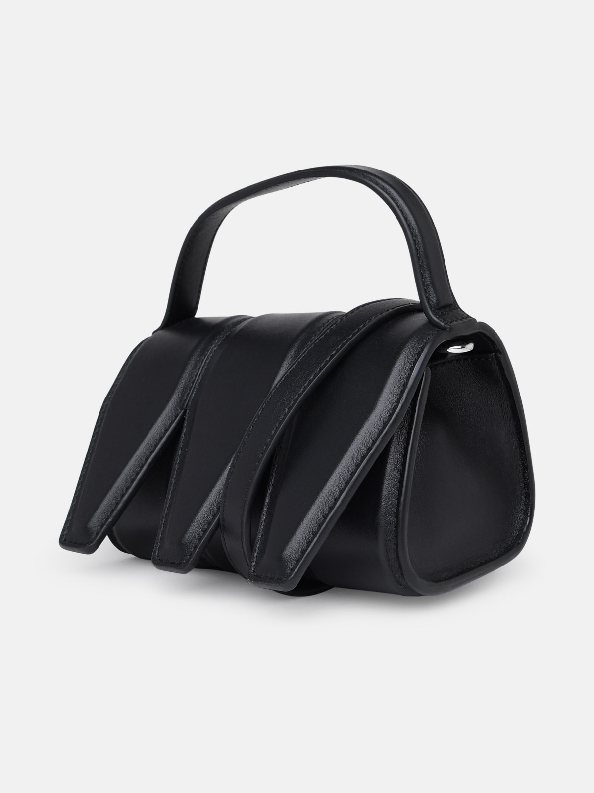 Three bag in black leather - 2