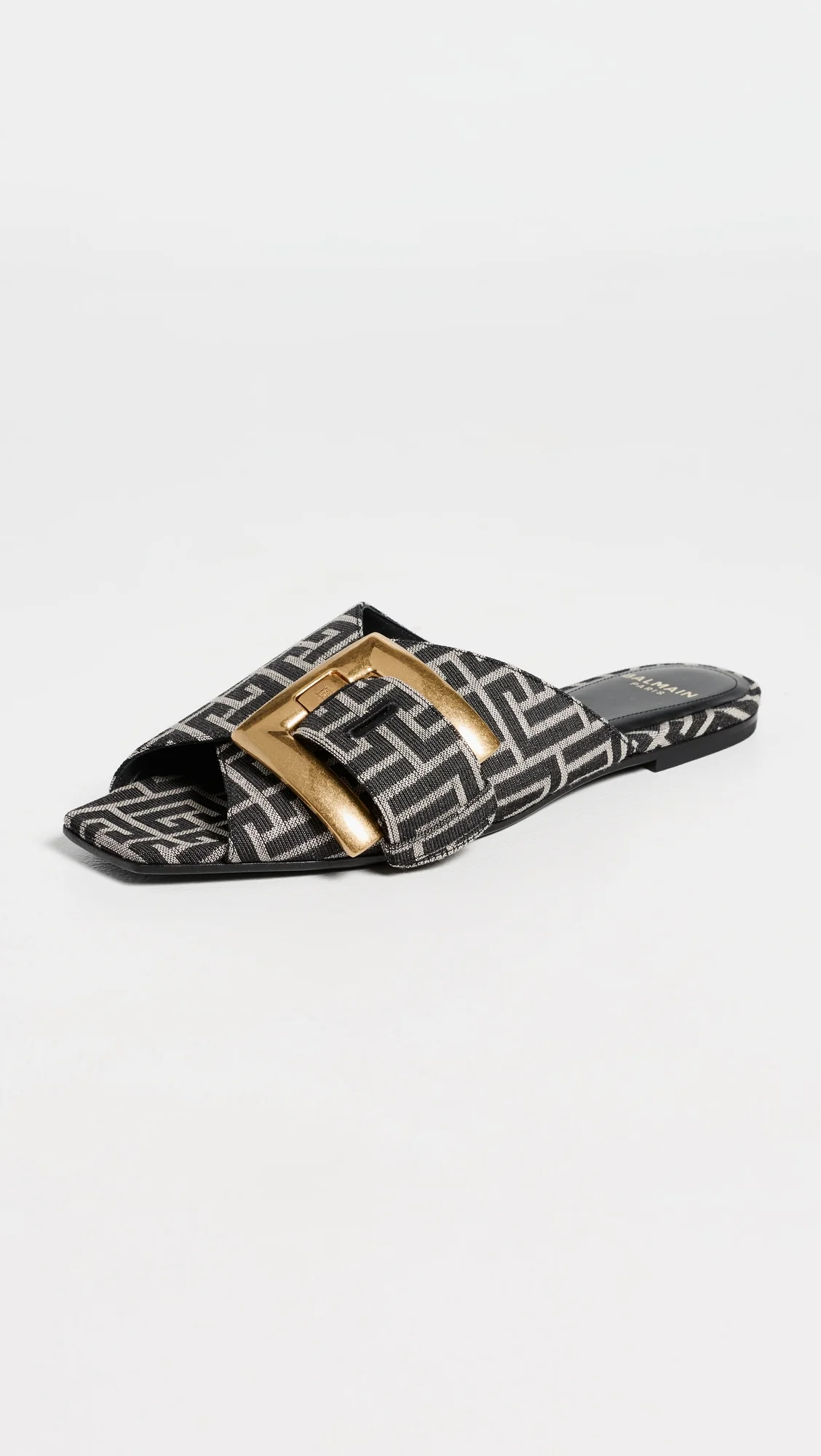 Anthem Monogram Jacquard Flat Sandals - 1