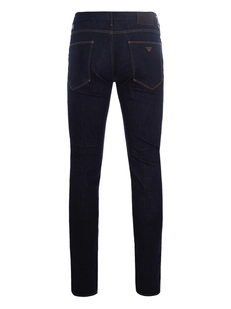EMPORIO ARMANI logo-patch jeans outlook