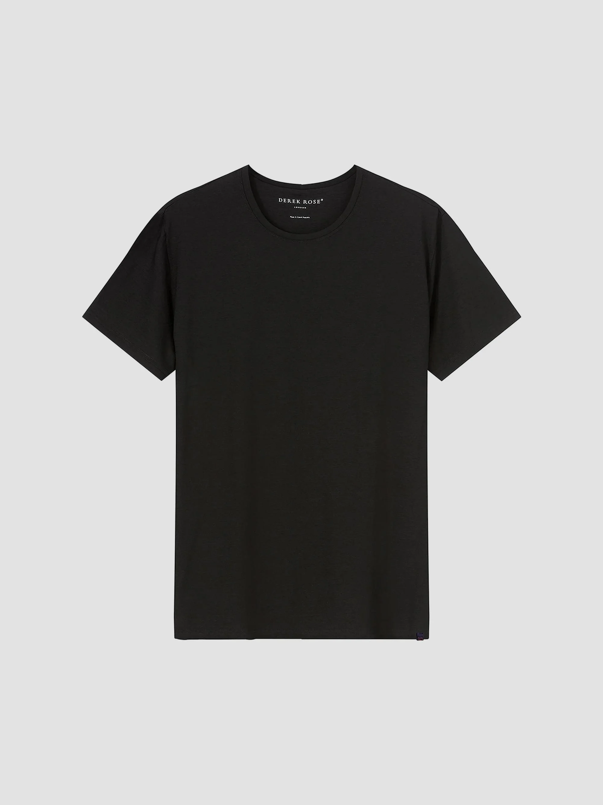 Men's Basel Stretch Crewneck T-Shirt - Black - 1