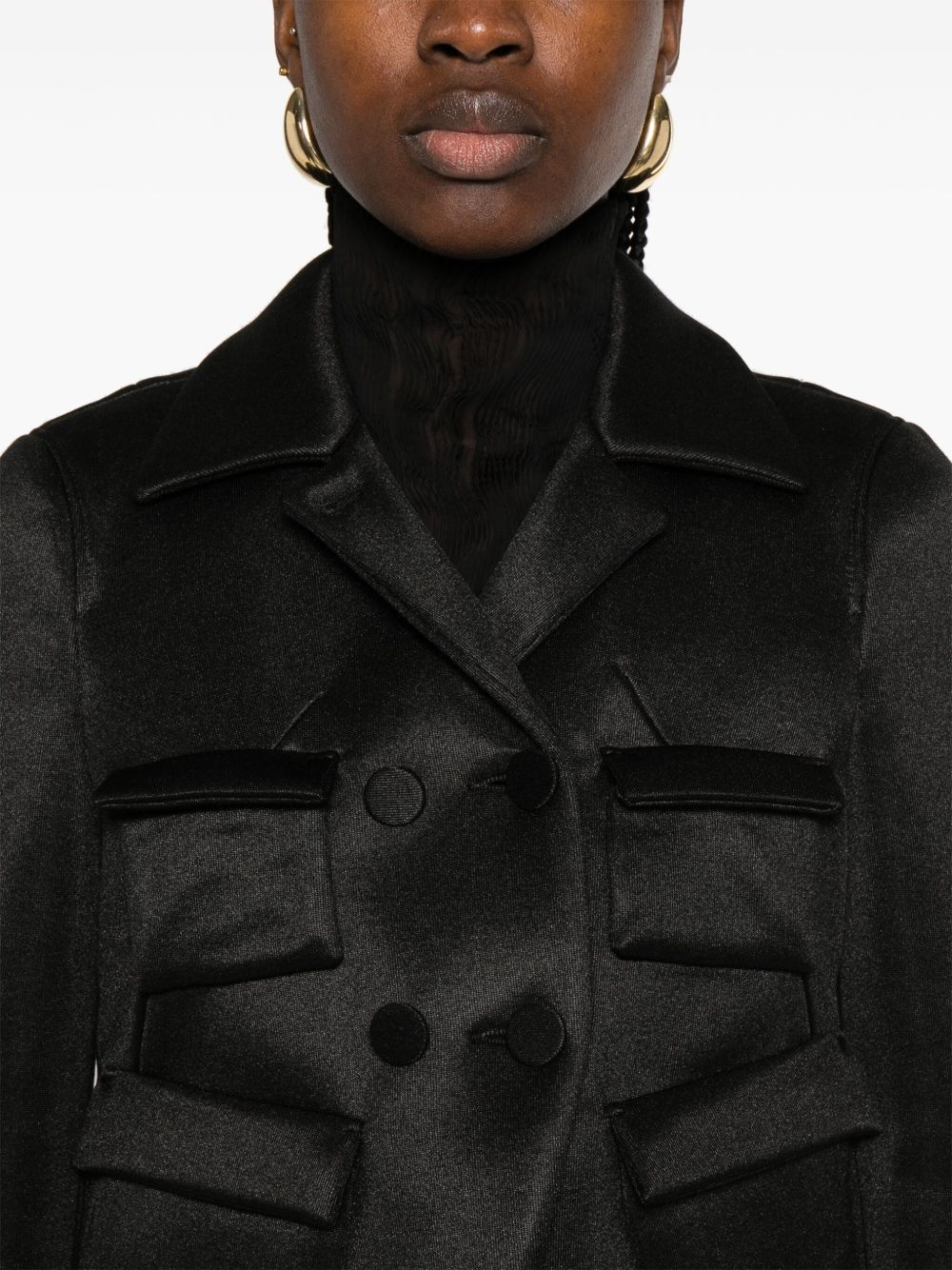 cropped blazer - 5