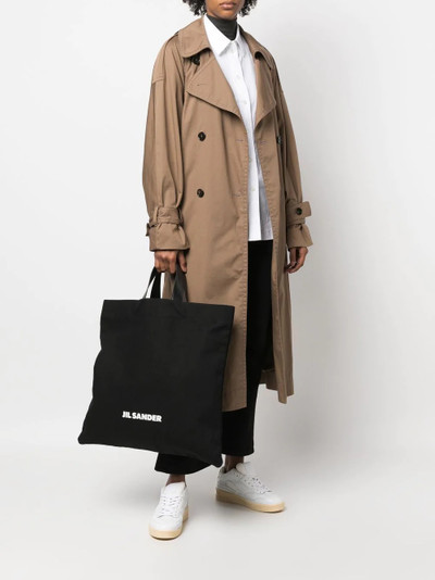 Jil Sander logo-print tote bag outlook