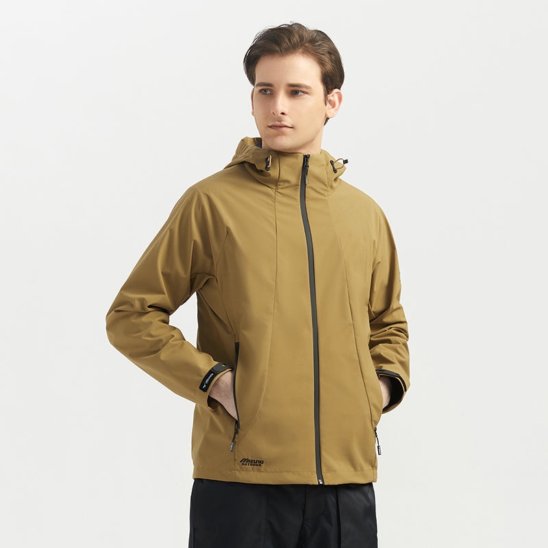 Mizuno Outdoor Windbreaker Jacket 'Brown' A2CC3105 - 9