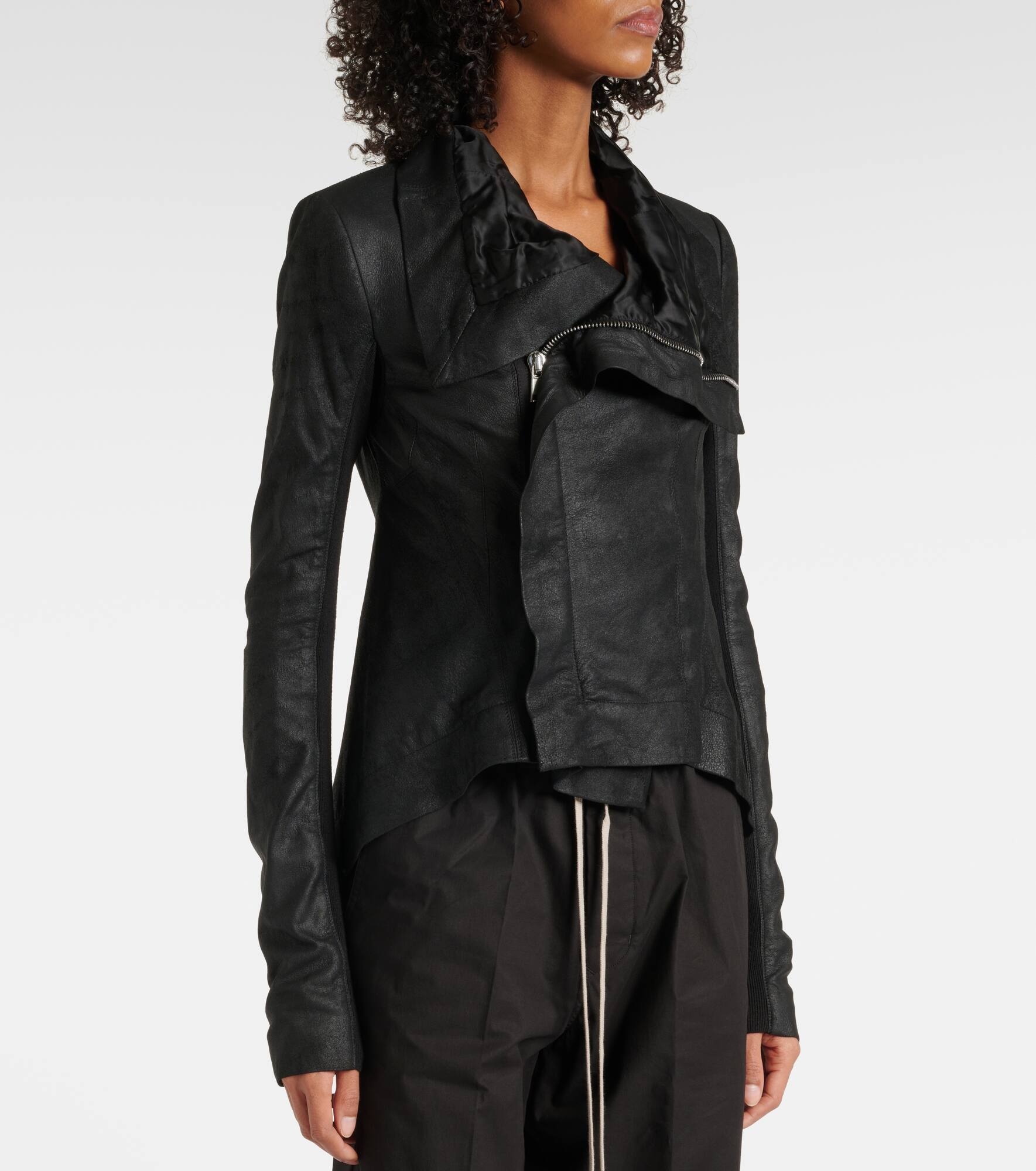 Naska leather biker jacket - 6