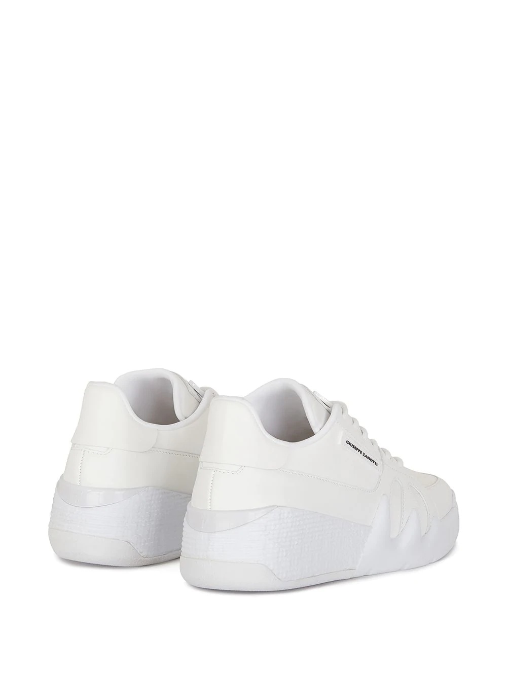 panelled low-top sneakers - 3