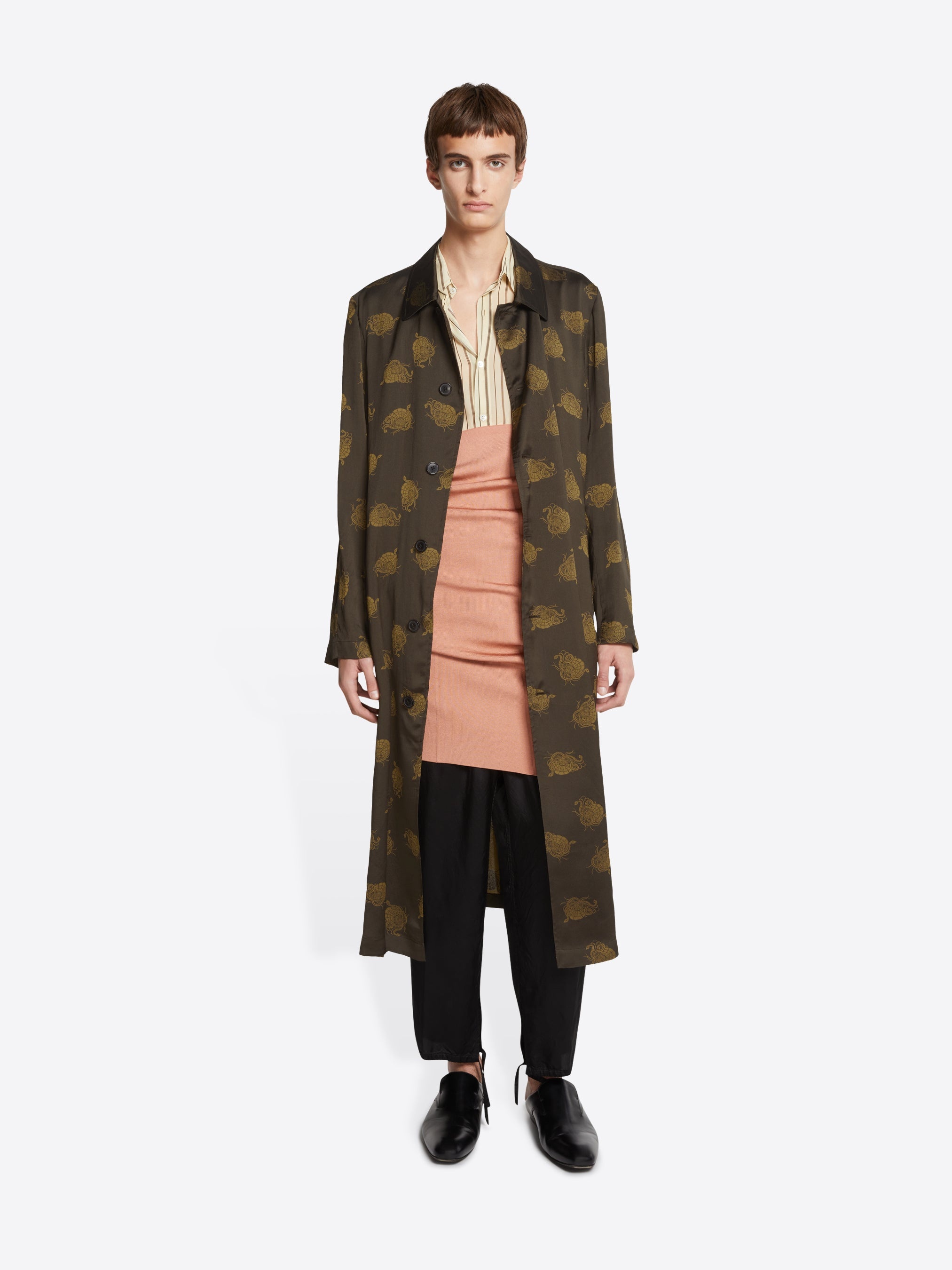 FLUID PRINTED COAT - 2