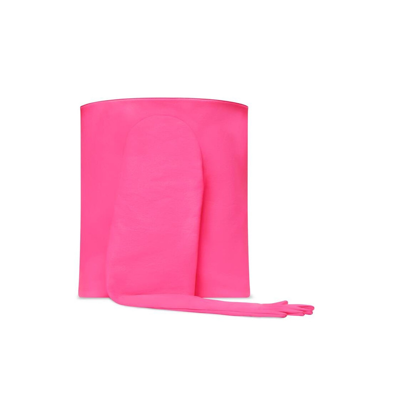 Women's Glove Large Tote Bag  in Fluo Pink 1