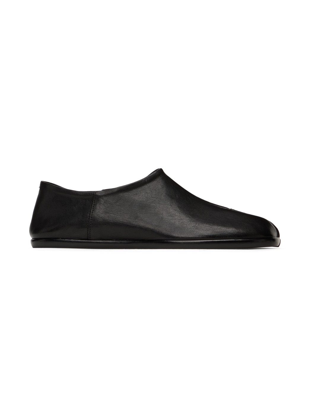 Black Tabi Babouche Loafers - 1