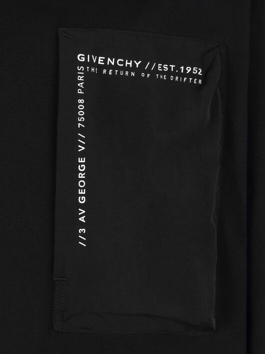 GIVENCHY BI-MATERIAL T-SHIRT - 5