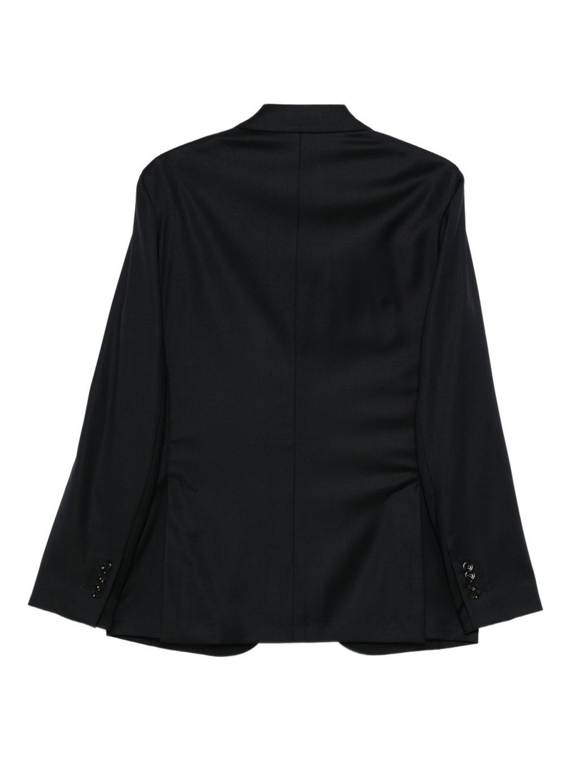 LARDINI virgin wool single-breasted suit outlook