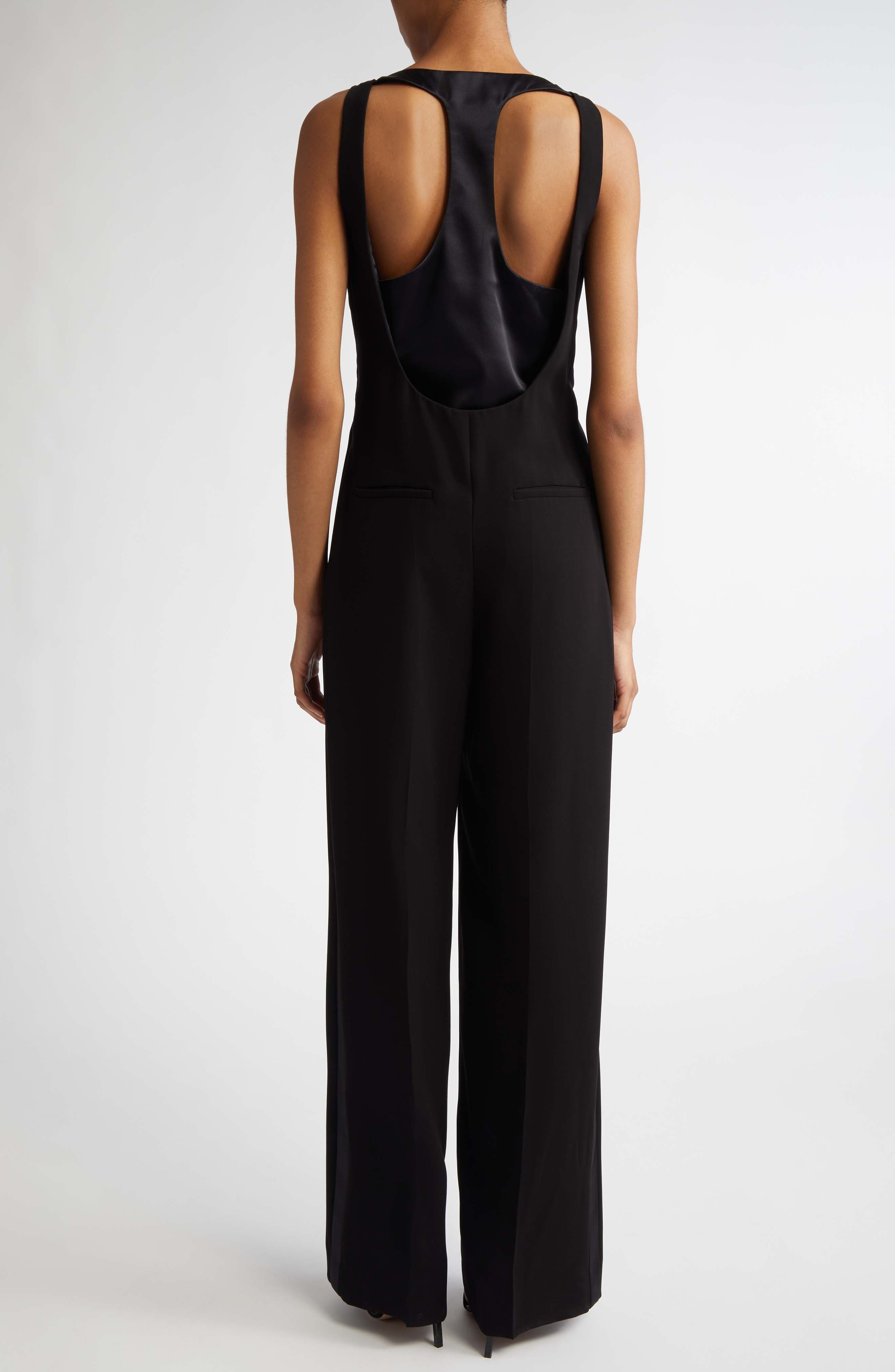 Max Mara Armonia Layered Jumpsuit in Black at Nordstrom - 2