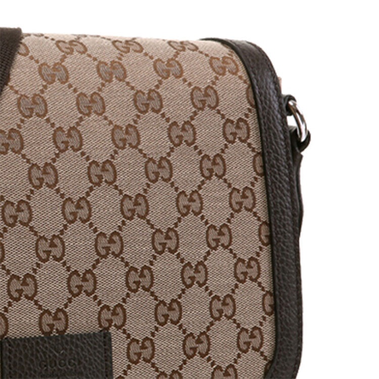 Gucci Canvas Prints Single Shoulder Bag Brown 449172-KY9KN-9886 - 6