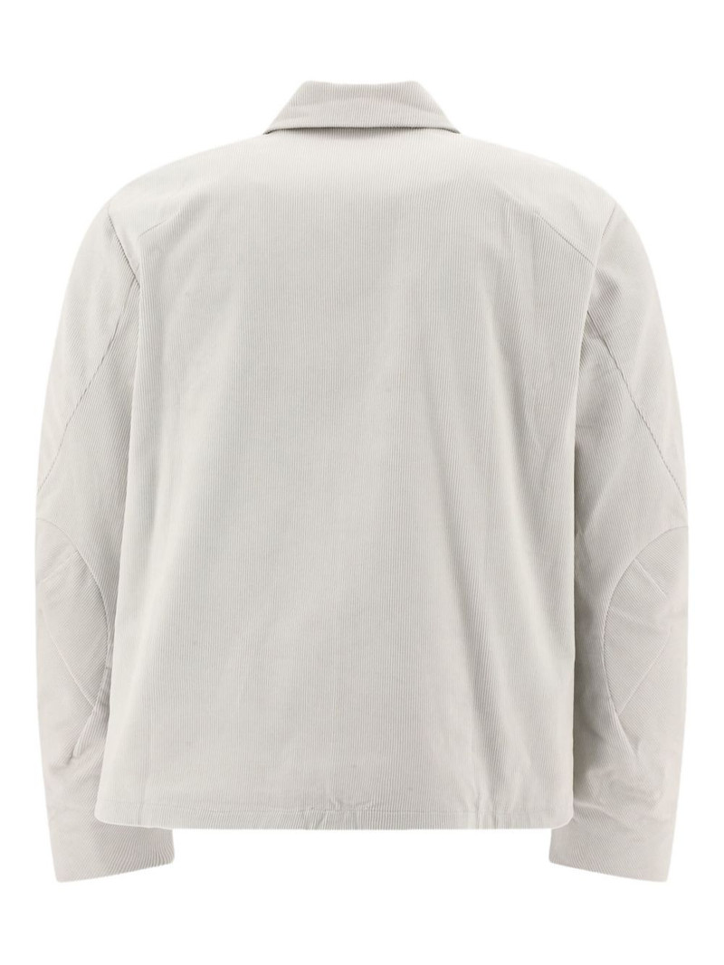 POST ARCHIVE FACTION (PAF) corduroy zip-front shirt jacket outlook