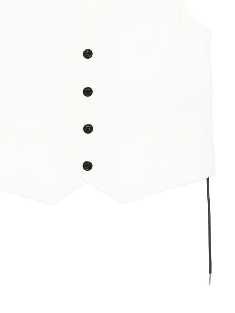 v-neck sleeveless blazer 3