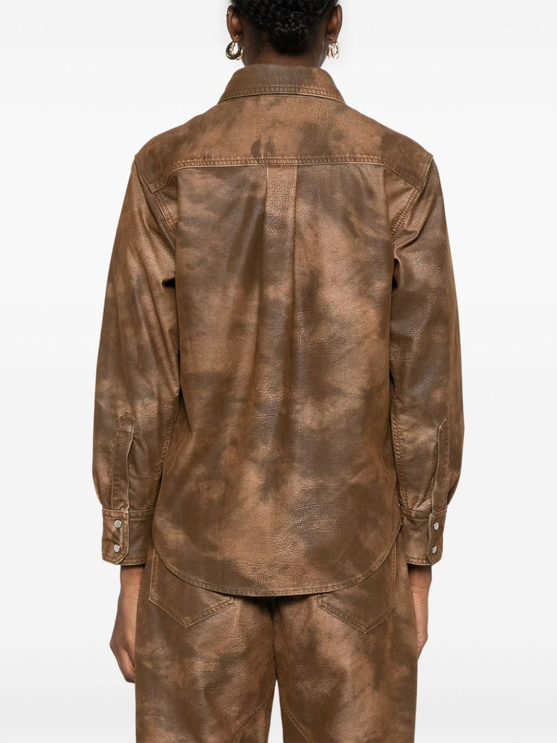 Isabel Marant Étoile Faux leather shirt outlook