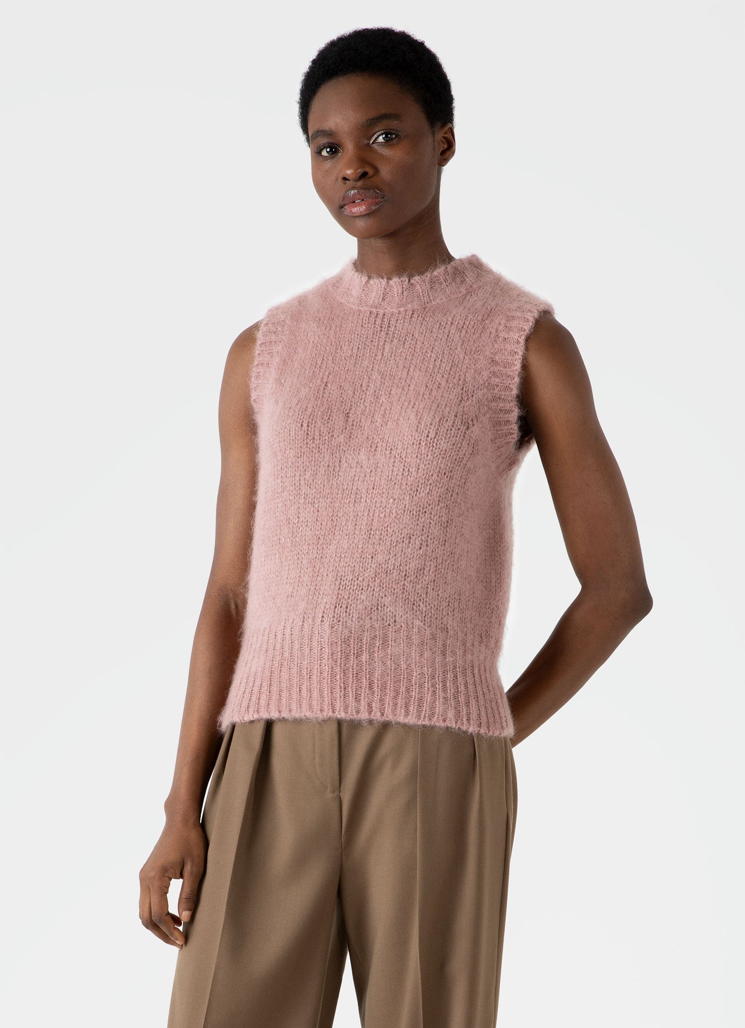 Mohair Silk Vest - 1
