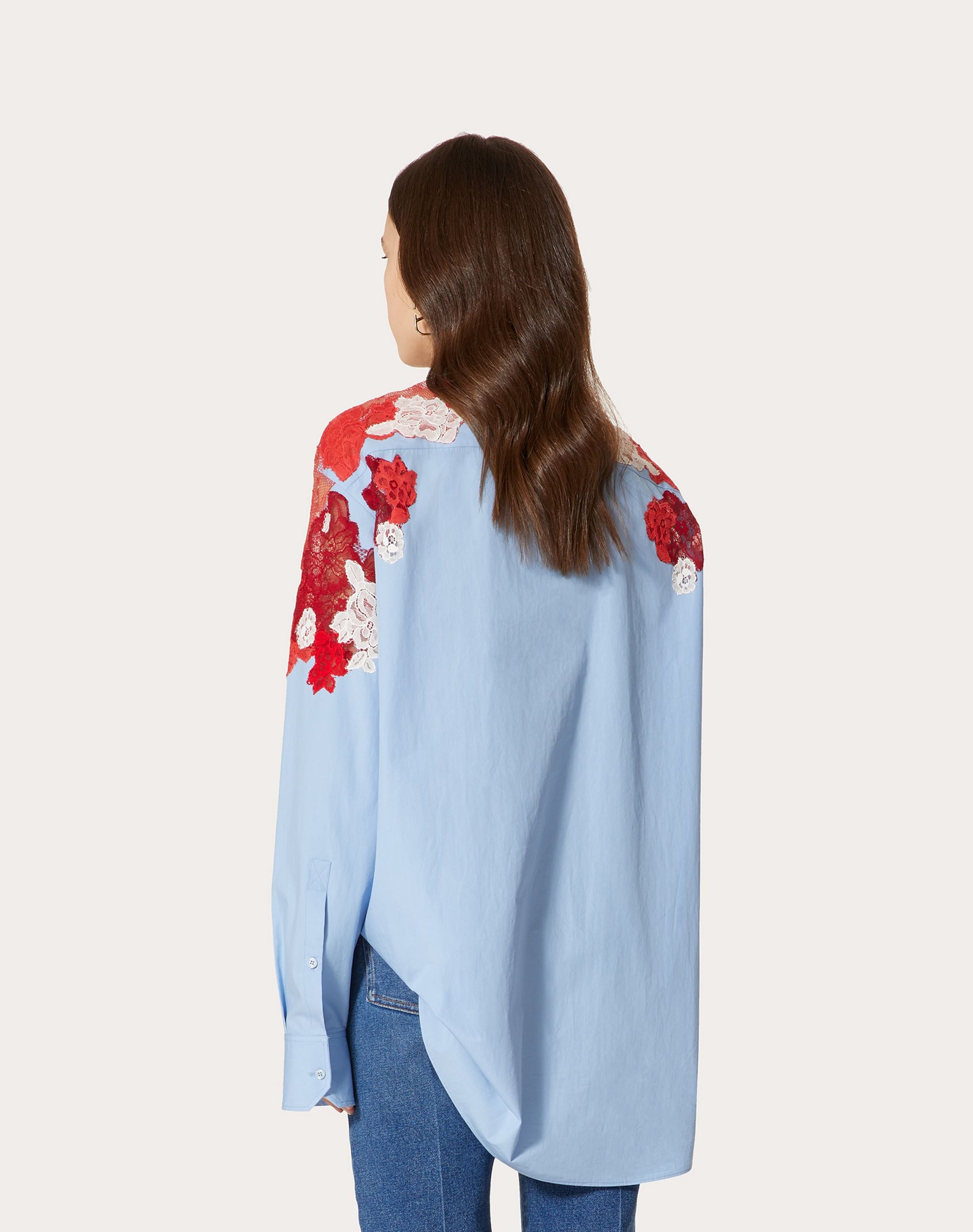 EMBROIDERED COTTON POPLIN SHIRT - 4