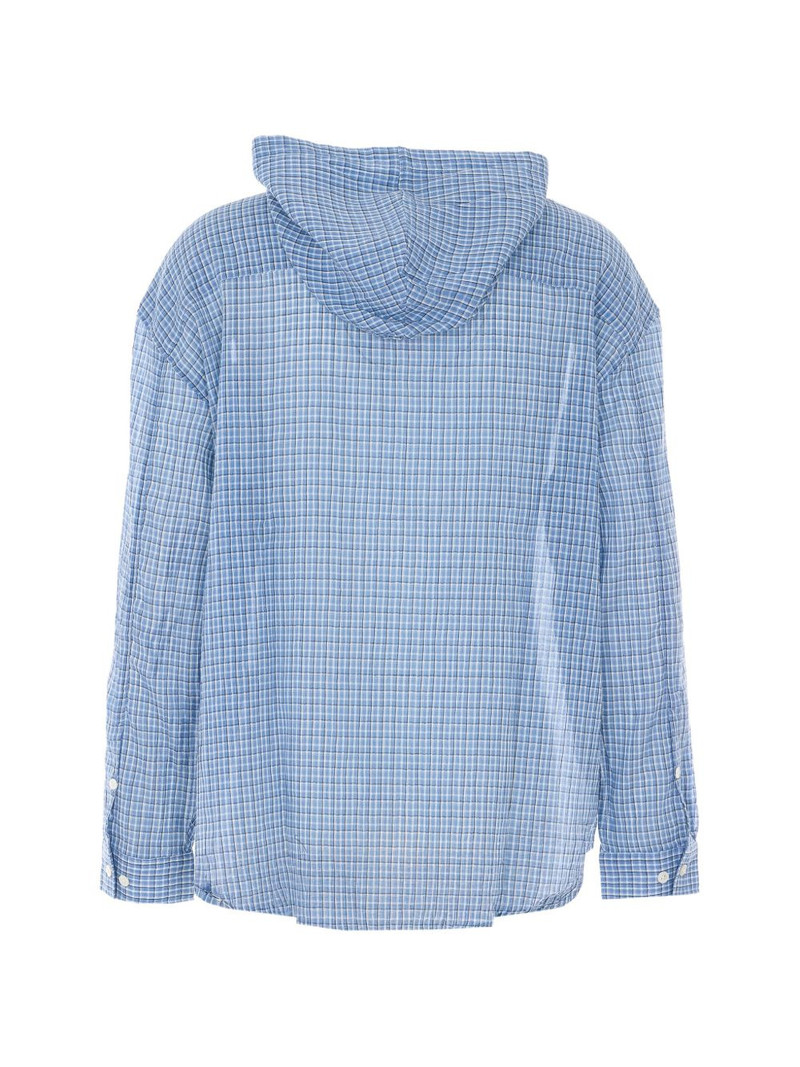 Dunst hooded check shirt outlook