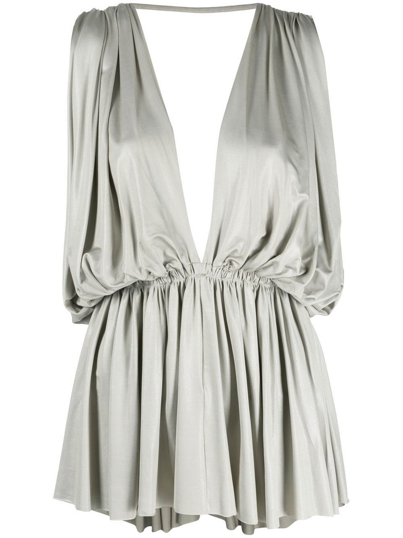 Venus V-neck draped top 1
