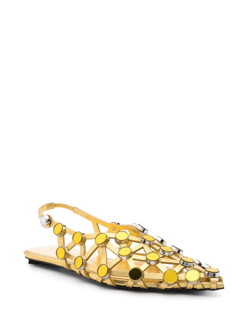 Grid ballerina shoes - 2