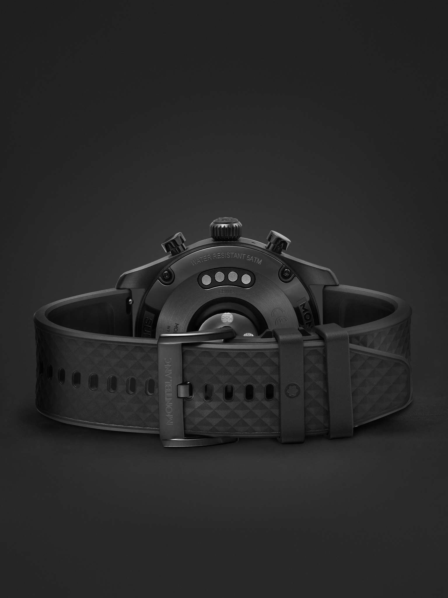 ⭐️INDIVI Montblanc Summit 3 42mm Blackened Titanium and Rubber Smart