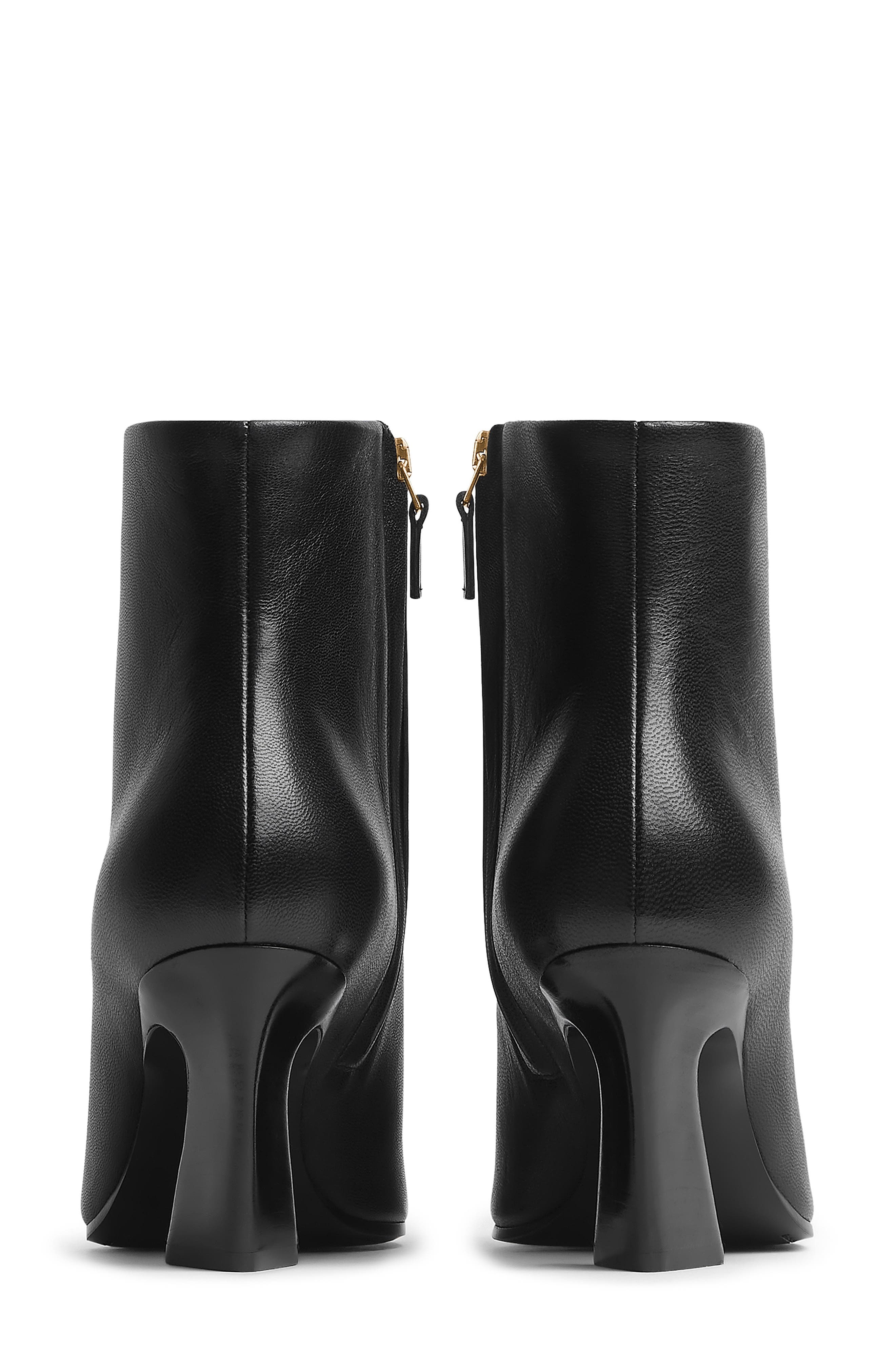 Bottega Veneta Lewis Slant Heel Bootie in 1000 Black at Nordstrom - 7
