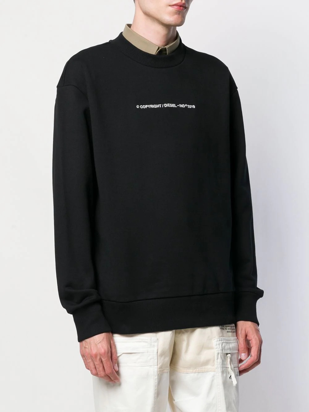 embroidered logo sweatshirt - 3