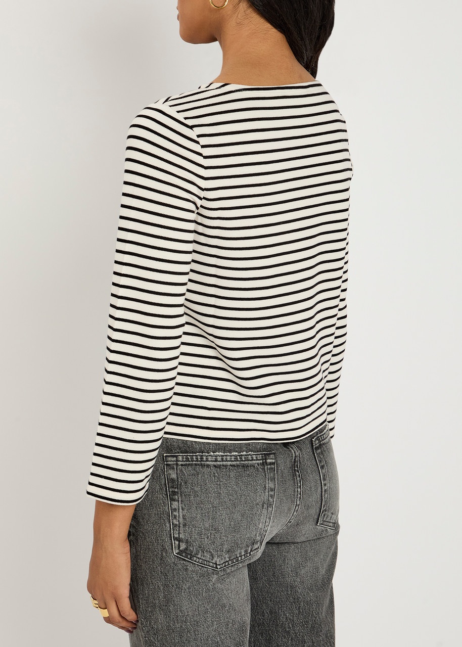 Veronica Beard Hovey Striped Knit top - 3