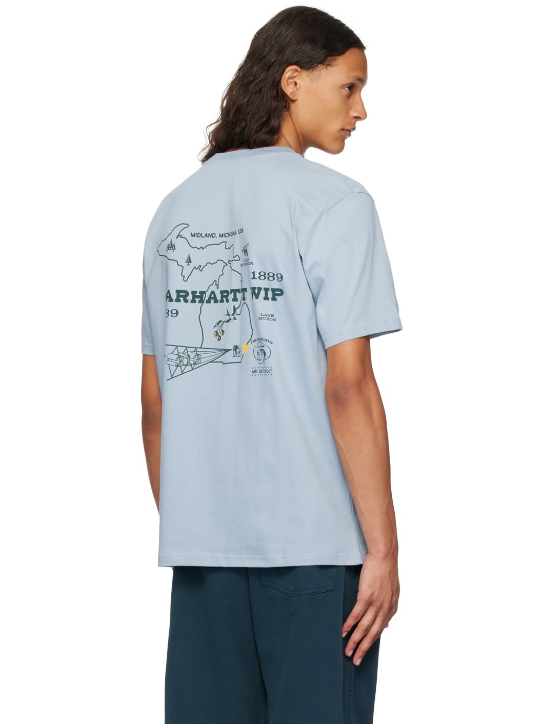 Blue Home State T-Shirt - 3