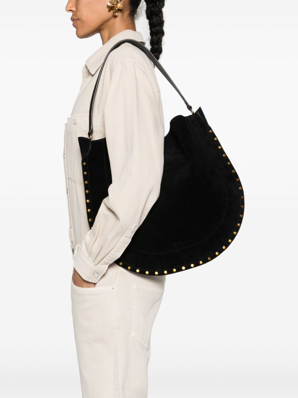 Oskan suede shoulder bag - 2