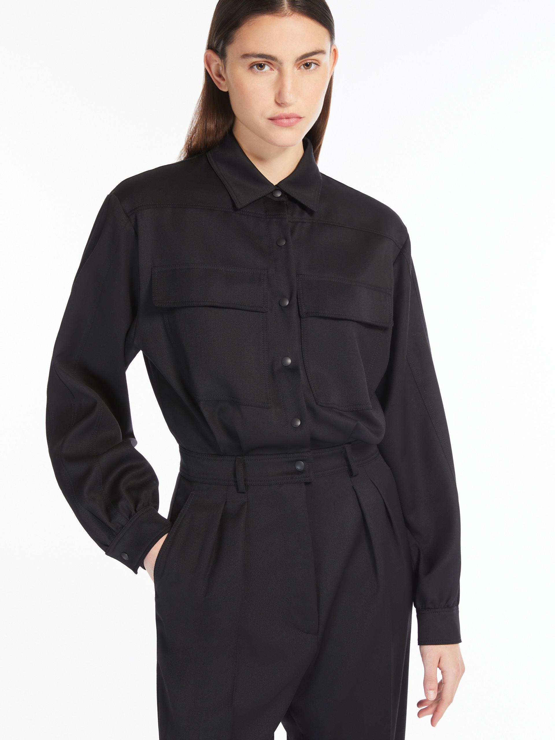 RAGUSA Workwear suit in wool satin - 5