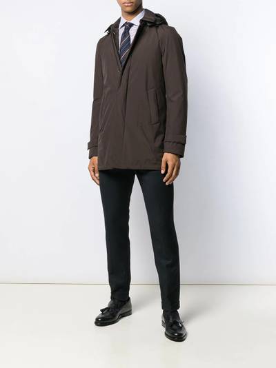 Herno hooded parka coat outlook