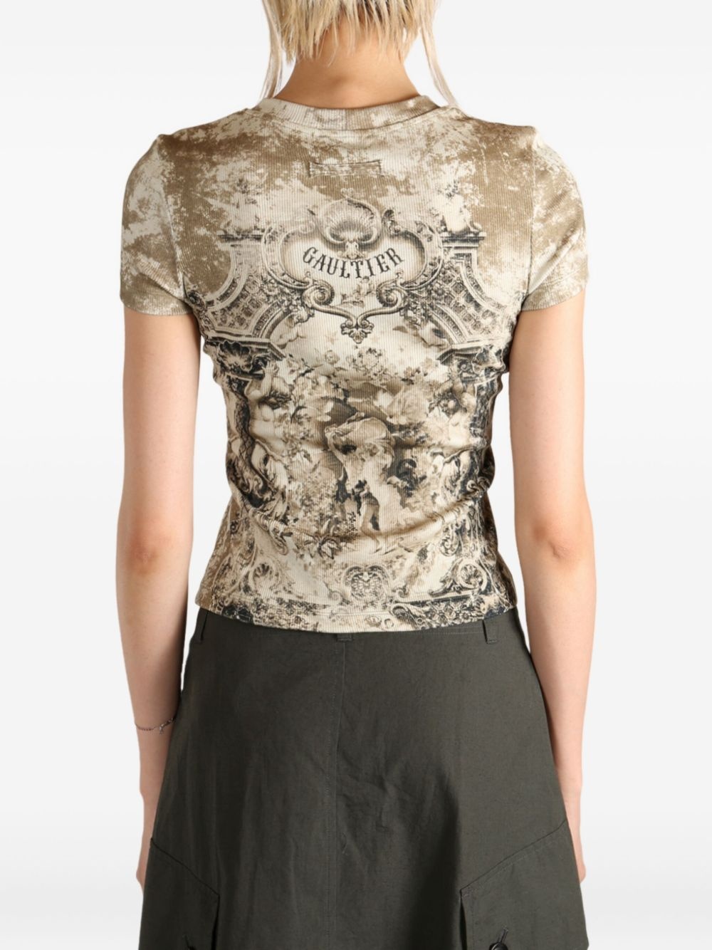 Médaillon-print T-shirt - 4