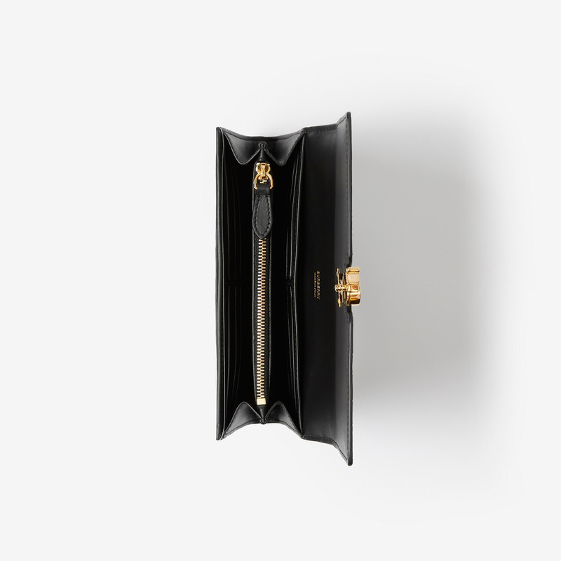 Burberry Embossed Leather TB Continental Wallet outlook