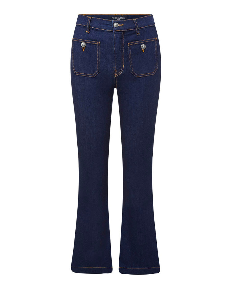 CARSON KICK-FLARE JEAN | PATCH POCKETS - 1