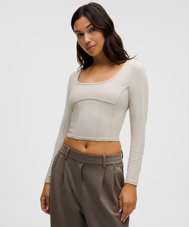 Waist-Seamed Nulu Long-Sleeve Shirt 1