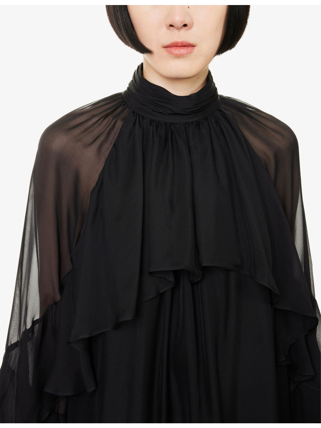 Adlington Ruffled Silk Mini Dress - 5