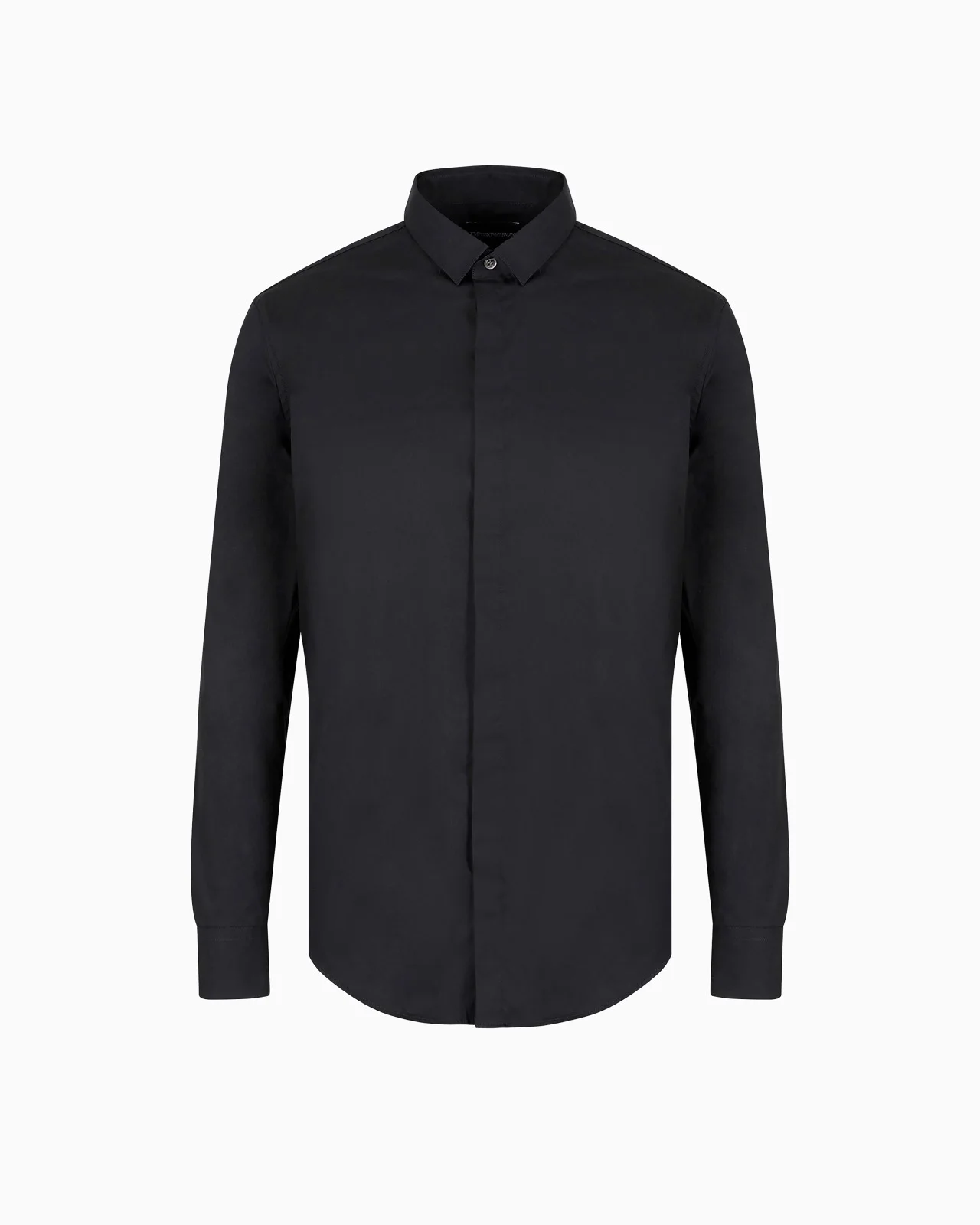 Lightweight comfortable satin slim-fit shirt - 1